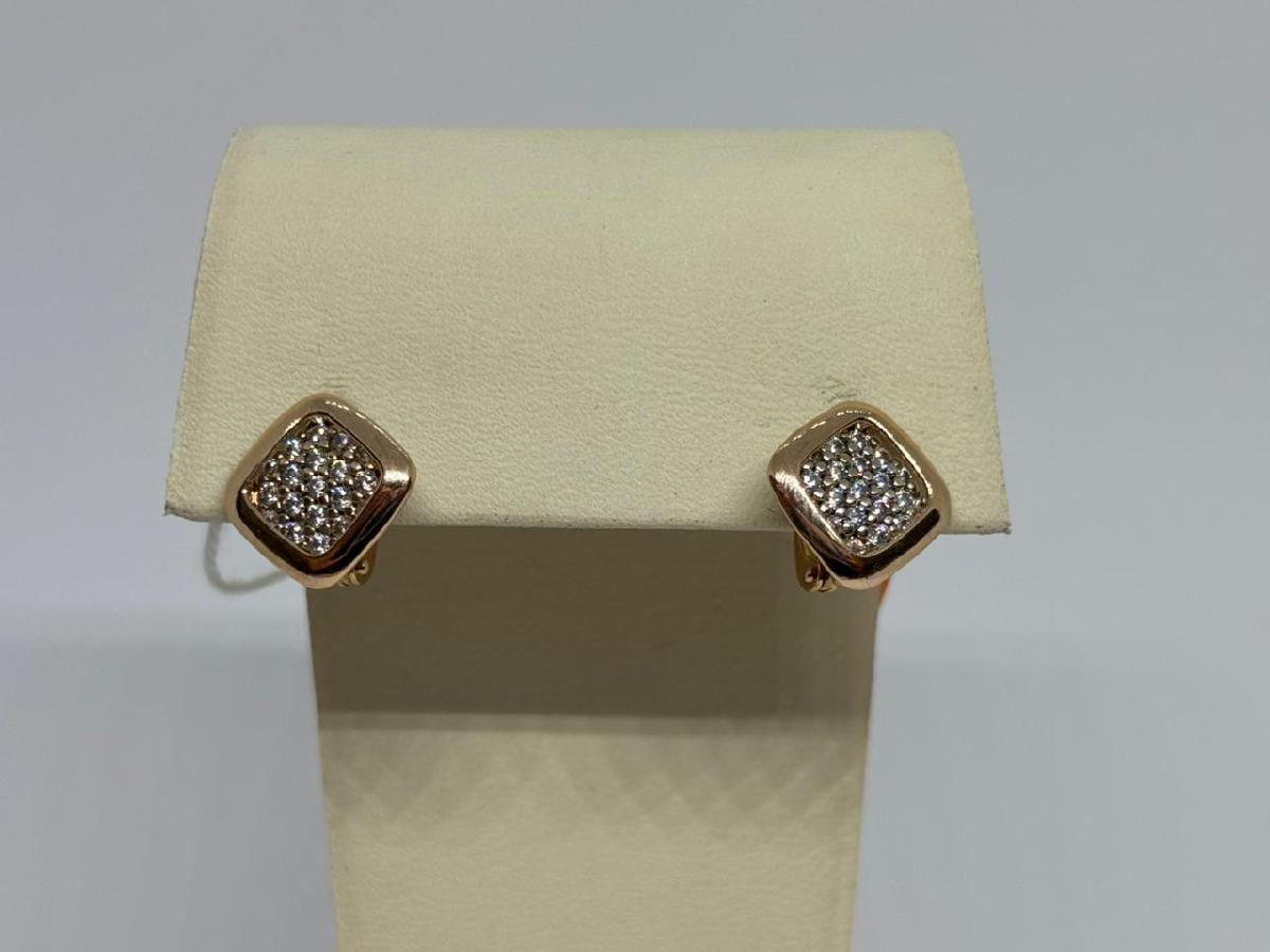 СЕРЬГИ С КАМНЯМИ (Au 585)