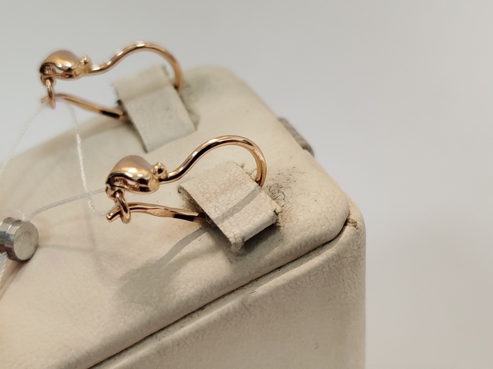 СЕРЬГИ БЕЗ КАМНЯ (Au 585)