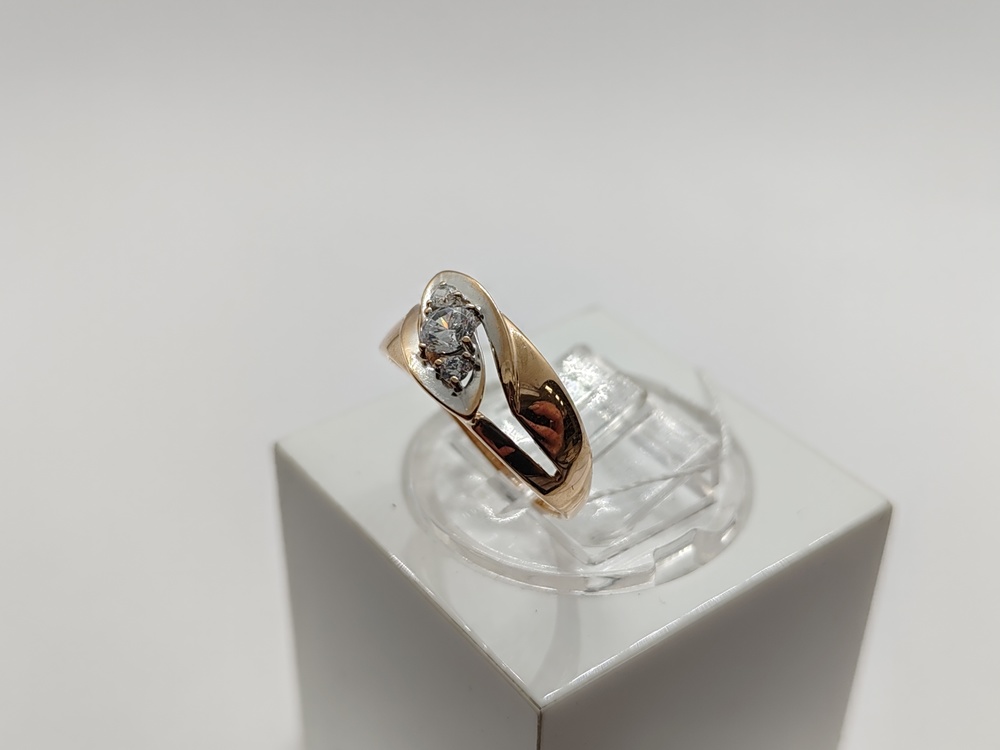 КОЛКМИ585 КОЛЬЦО С КАМНЯМИ (Au 585)