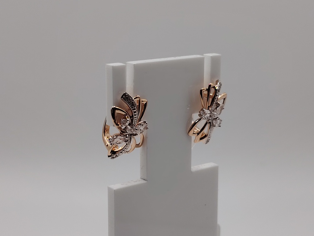 СЕРЬГИ С КАМНЯМИ (Au 585)