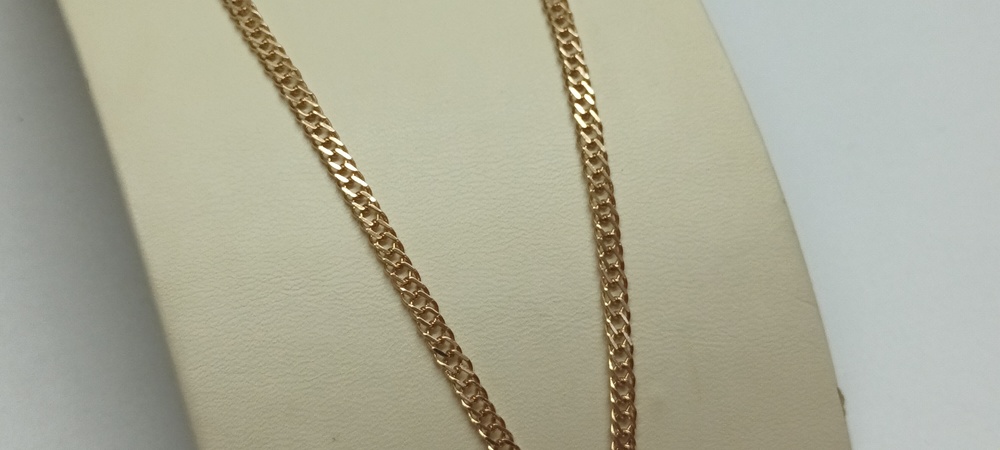 ЦЕПЬ ПОЛНОВЕСНАЯ Ромб двойной (Au 585)