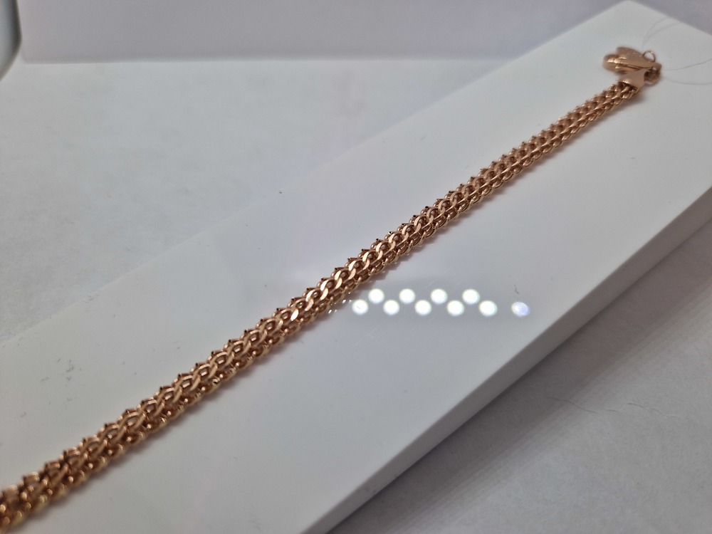 10060320117 БРАСЛЕТ ПУСТОТЕЛЫЙ Итальянка (Au 585)