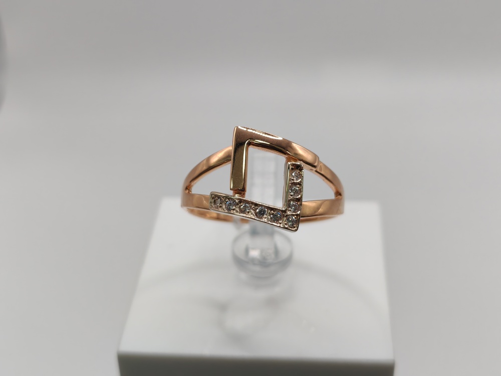 КОЛКМИ585 КОЛЬЦО С КАМНЯМИ (Au 585)