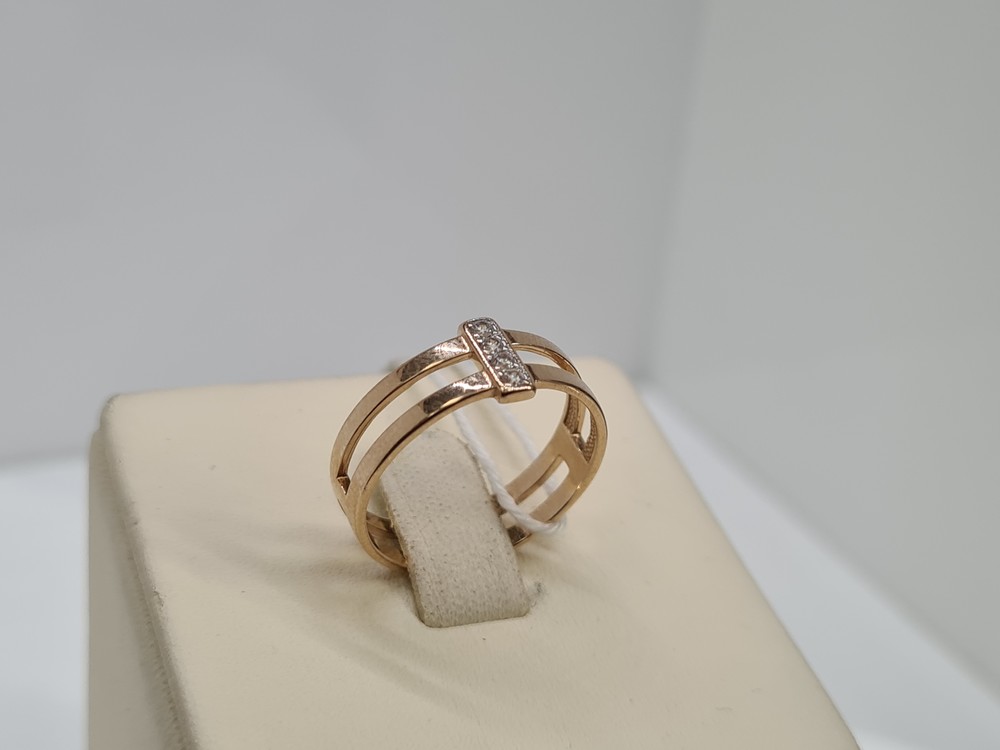 КОЛКМИ585 КОЛЬЦО С КАМНЯМИ (Au 585)