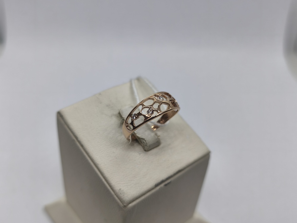 КОЛКМИ585 КОЛЬЦО С КАМНЯМИ (Au 585)