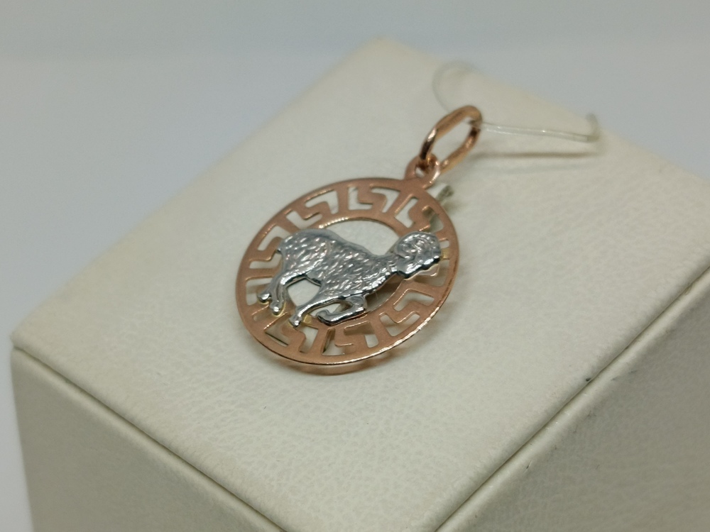 031294 ПОДВЕСКА Знак зодиака ОВЕН (Au 585)