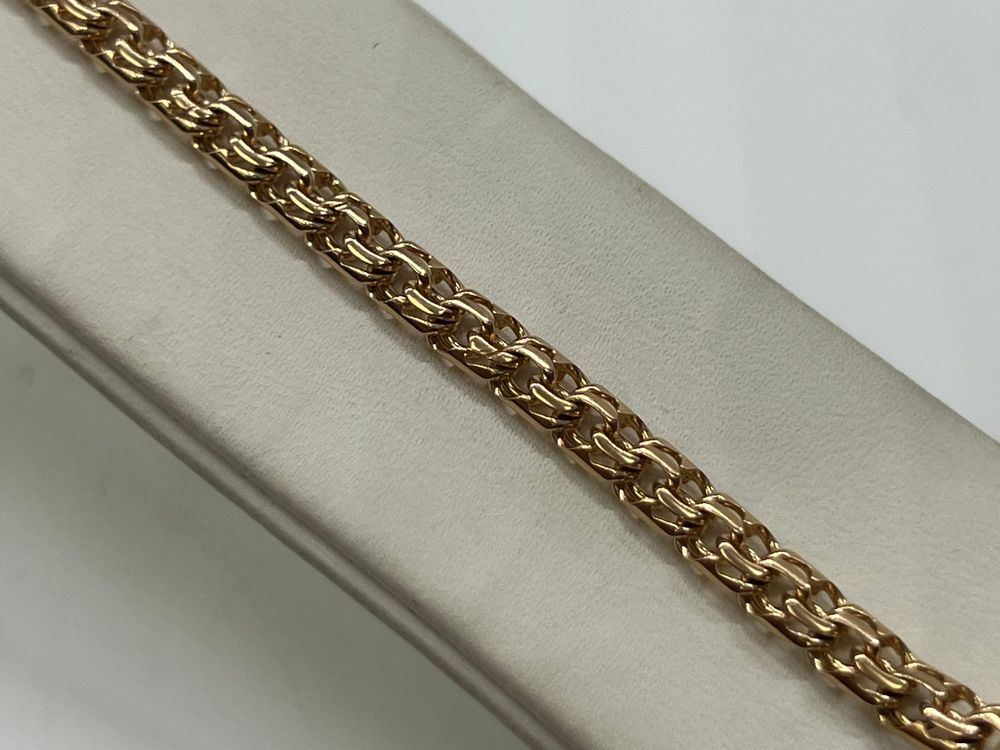 БЛБ585 БРАСЛЕТ ПОЛНОВЕСНЫЙ Бисмарк (Au 585)