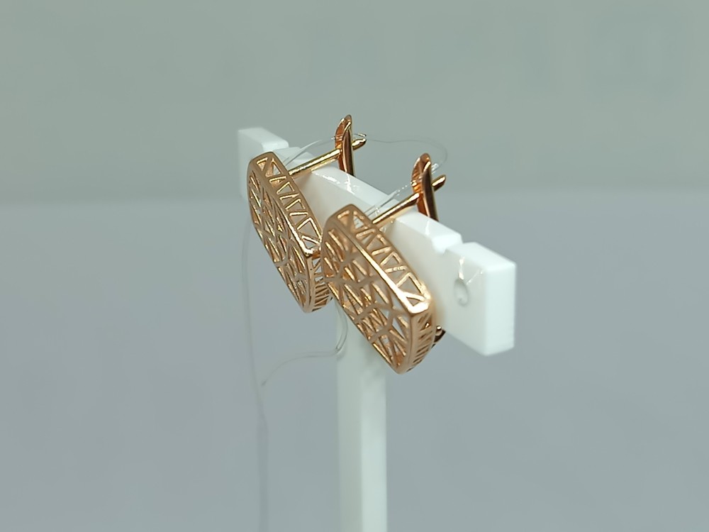 СЕРЬГИ БЕЗ КАМНЯ (Au 585) СЕРЬГИ БЕЗ КАМНЯ (Au 585)