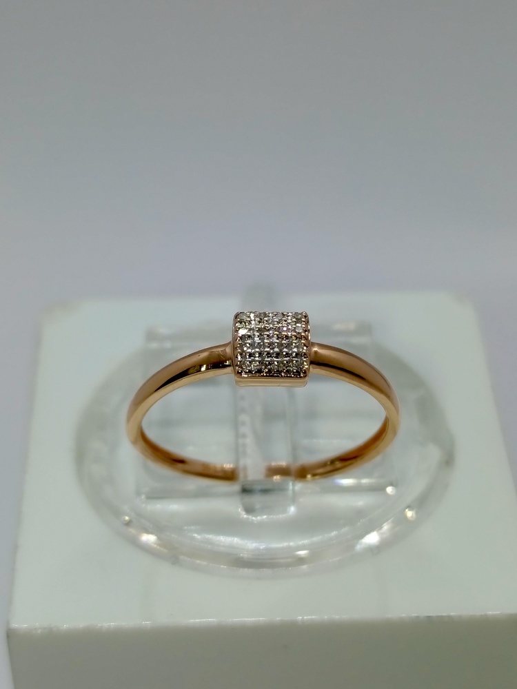 КОЛКМИ585 КОЛЬЦО С КАМНЯМИ (Au 585)