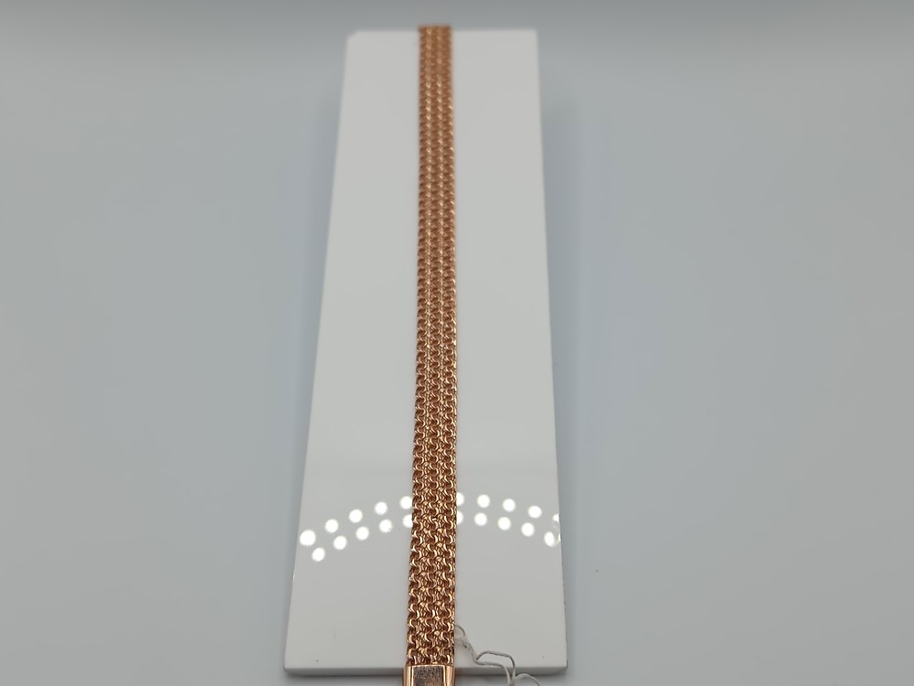 БРАСЛЕТ ПОЛНОВЕСНЫЙ Бисмарк тройной (Au 585)