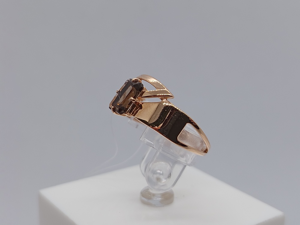 КОЛЬЦО РАУХ-ТОПАЗ (Au 585)