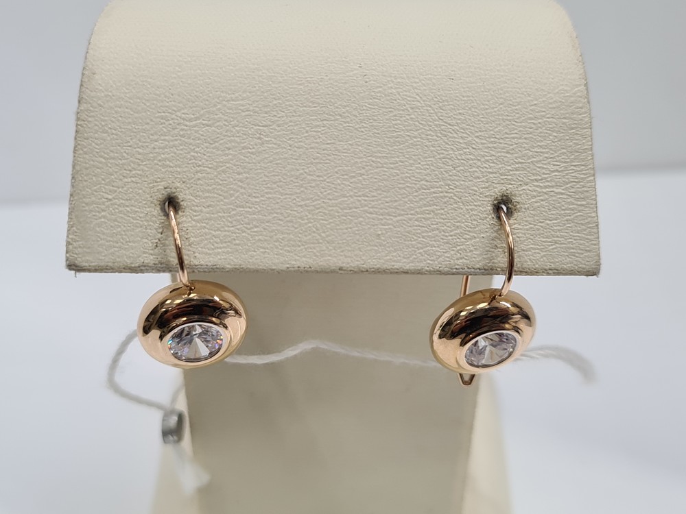 СЕРЬГИ С КАМНЕМ (Au 585)