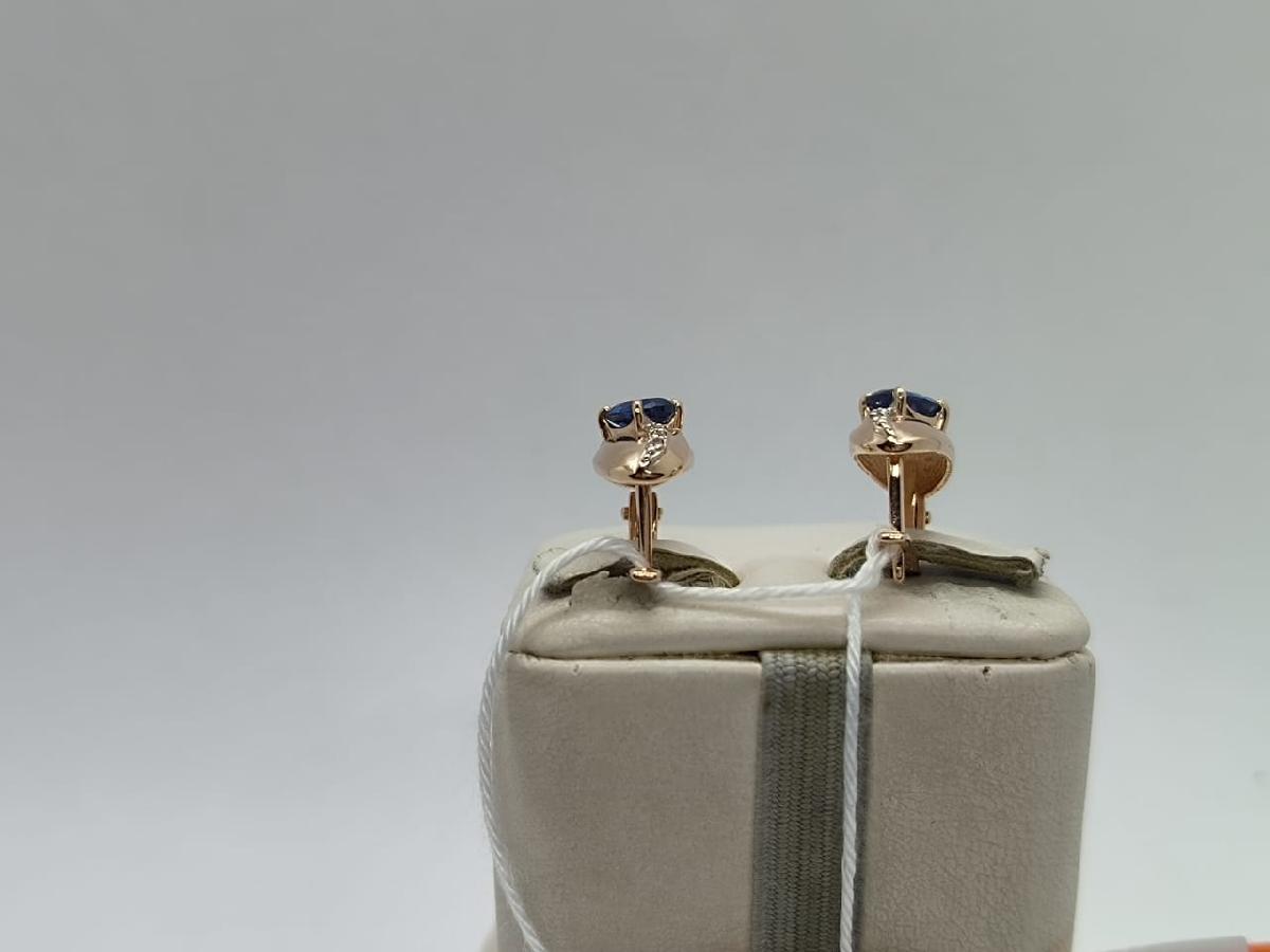 СЕРЬГИ С КАМНЯМИ (Au 585)