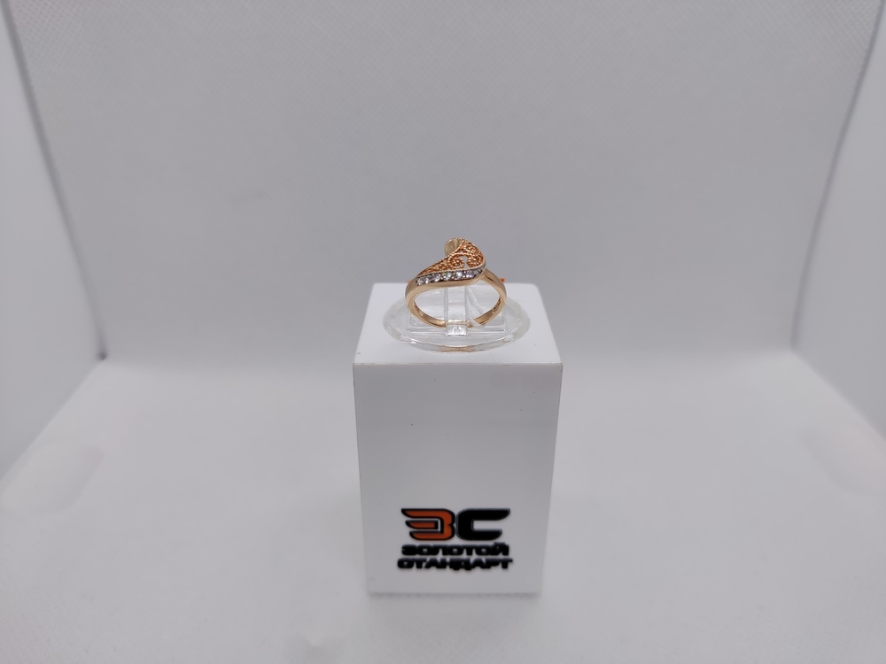 КОЛКМИ585 КОЛЬЦО С КАМНЯМИ (Au 585)