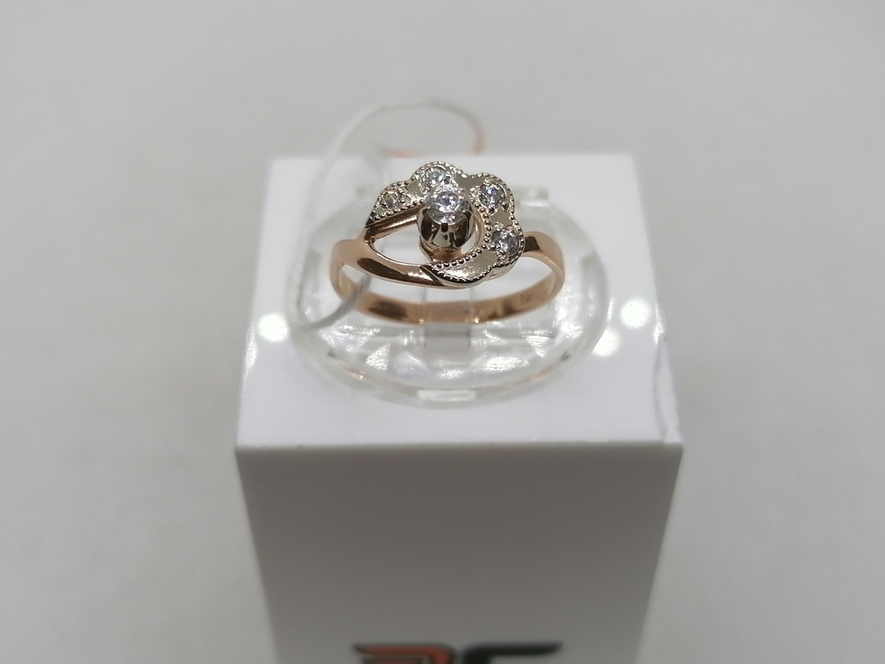 КОЛКМИ585 КОЛЬЦО С КАМНЯМИ (Au 585)