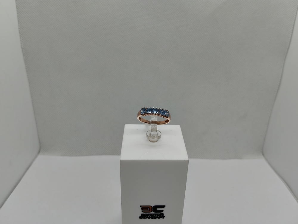 КОЛКМИ585 КОЛЬЦО С КАМНЯМИ (Au 585)