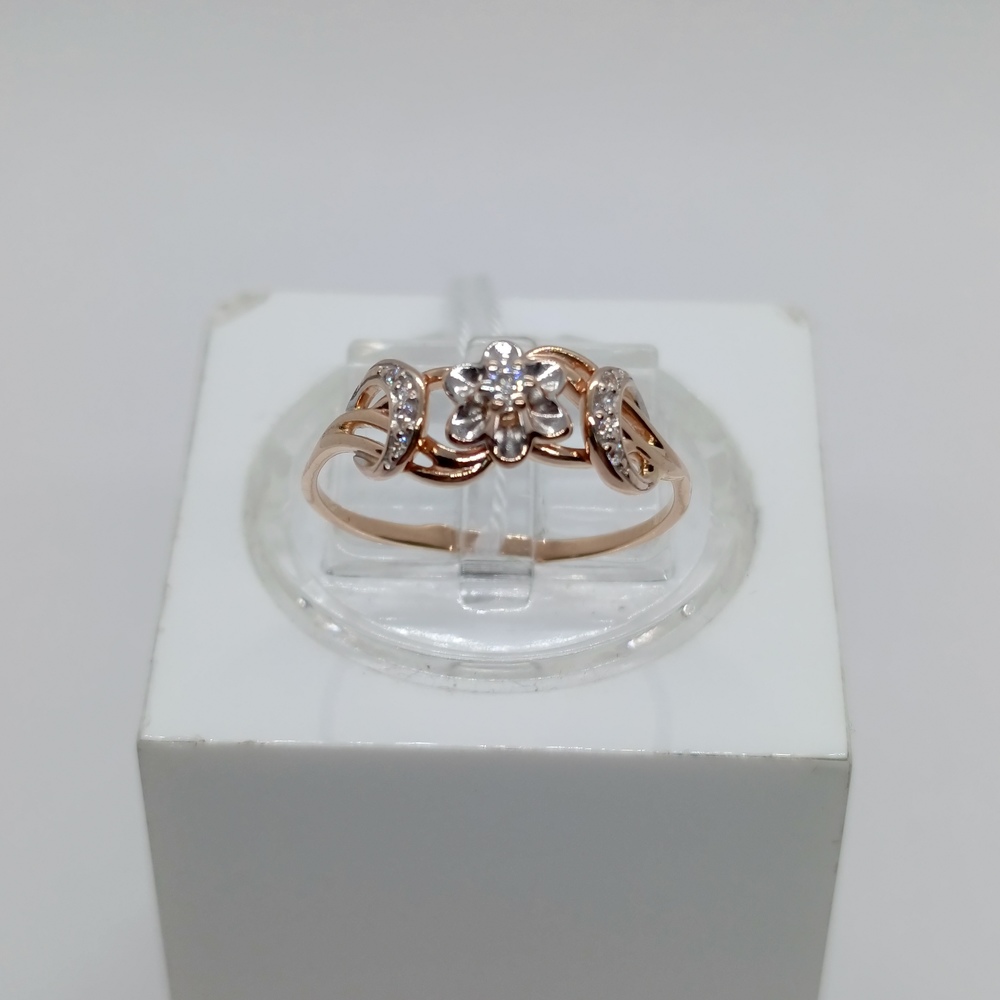 КОЛКМИ585 КОЛЬЦО С КАМНЯМИ (Au 585)