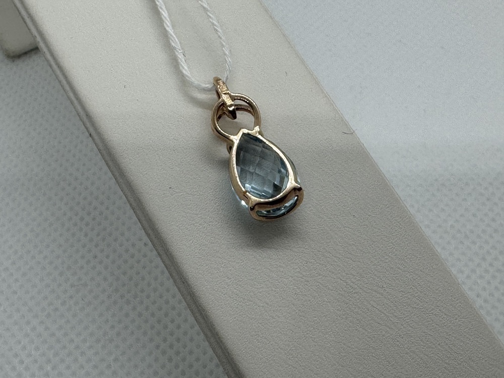 ПОДКМ585 ПОДВЕСКА С КАМНЕМ (Au 585)