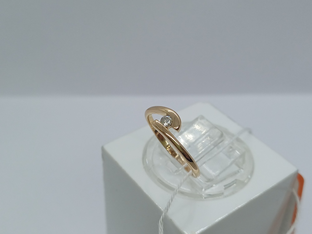 КОЛЬЦО БРИЛЛИАНТ Au 585