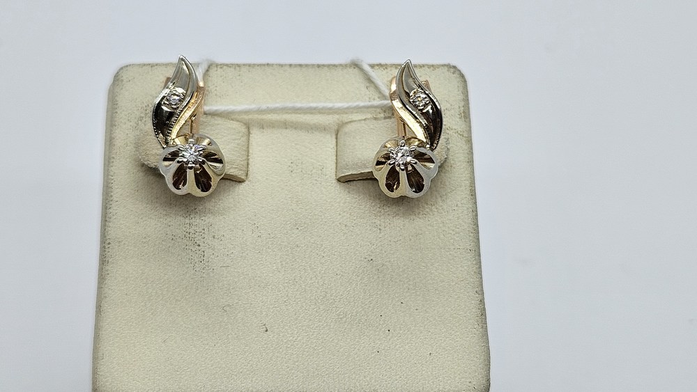 СЕРЬГИ БРИЛЛИАНТ (Au 585)