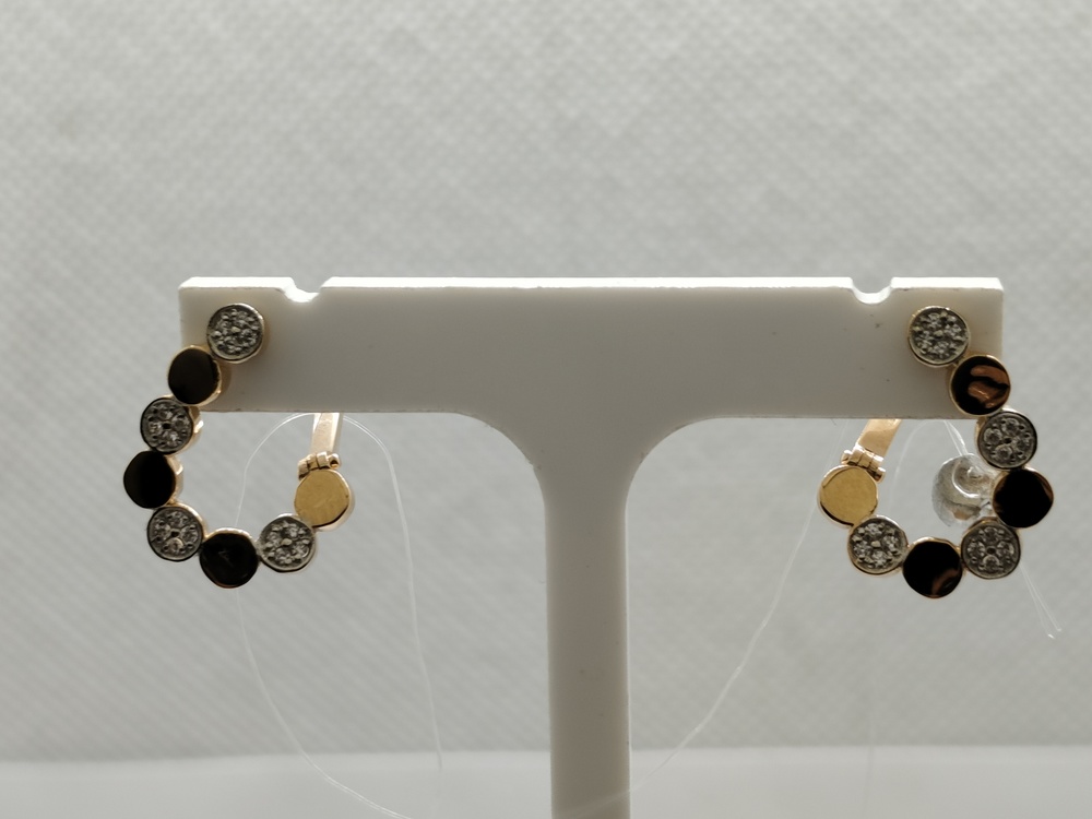 СЕРЬГИ С КАМНЯМИ (Au 585)