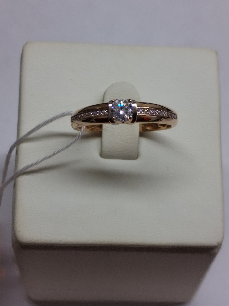 КОЛКМИ585 КОЛЬЦО С КАМНЯМИ (Au 585)