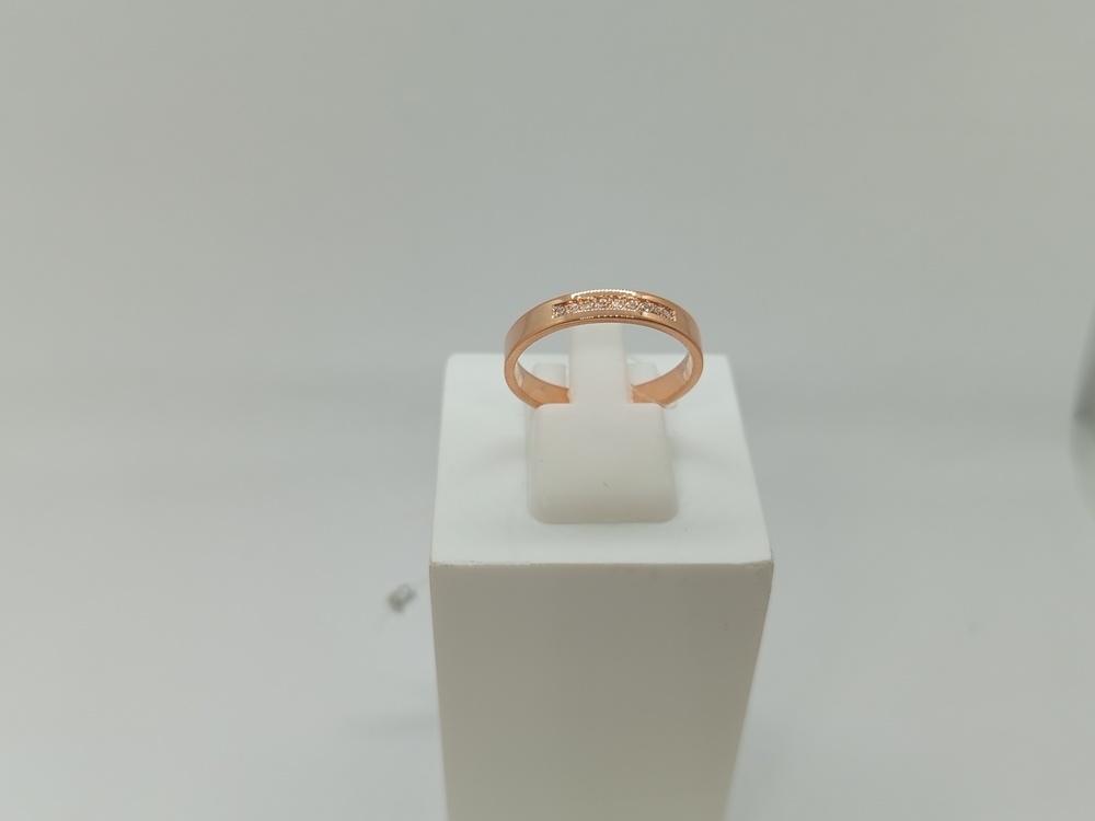 КОЛЬЦО Обручальное БРИЛЛИАНТ (Au 585)