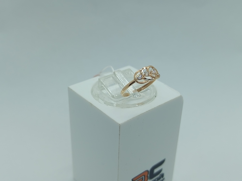 КОЛКМИ585 КОЛЬЦО С КАМНЯМИ (Au 585)