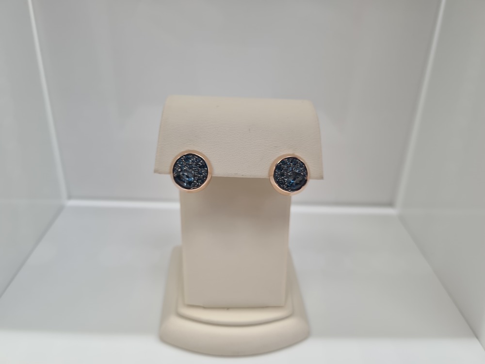 СЕРЬГИ ЛОНДОН-ТОПАЗ (Au 585)