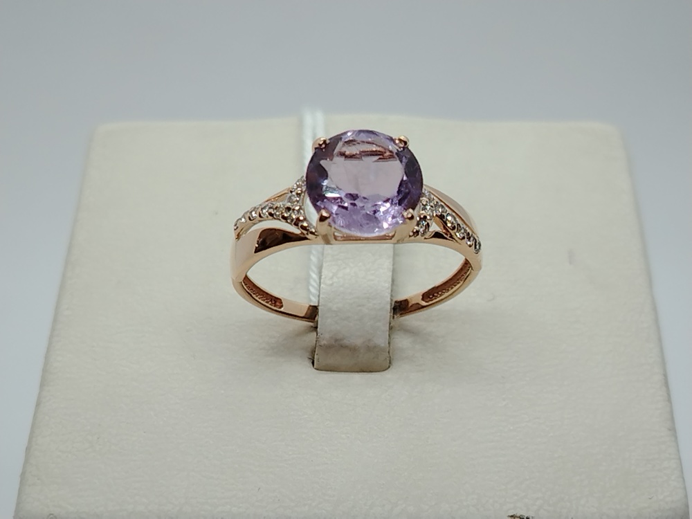 КОЛКМИ585 КОЛЬЦО С КАМНЯМИ (Au 585)