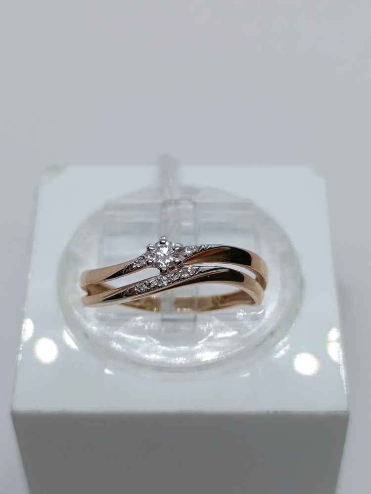 КОЛЬЦО БРИЛЛИАНТ Au 585