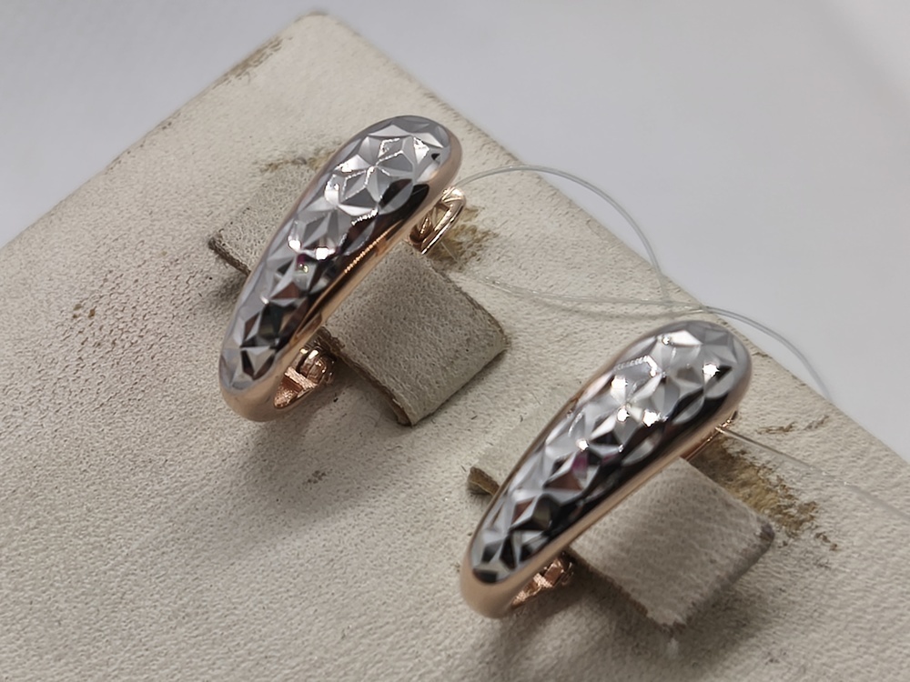 СЕРЬГИ БЕЗ КАМНЯ (Au 585)