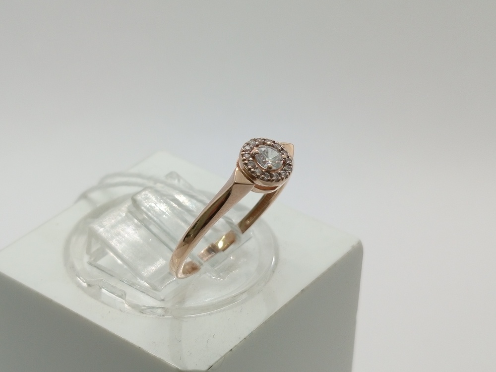 КОЛКМИ585 КОЛЬЦО С КАМНЯМИ (Au 585)