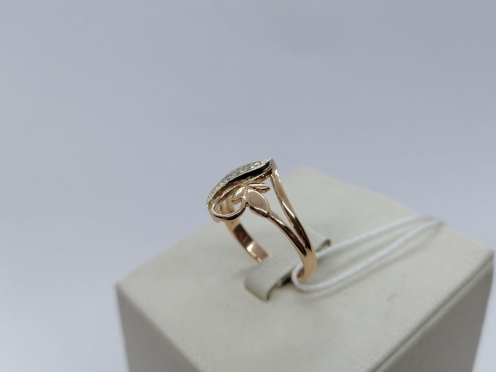 КОЛКМИ585 КОЛЬЦО С КАМНЯМИ (Au 585)