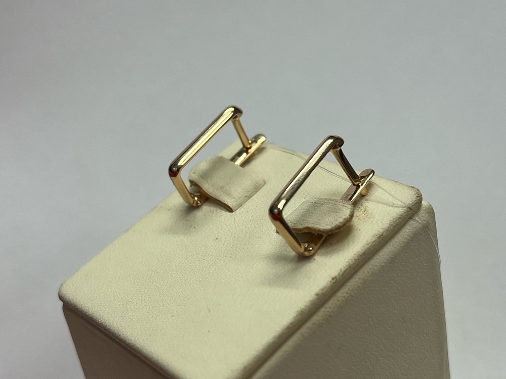 СЕРЬГИ БЕЗ КАМНЯ (Au 585)