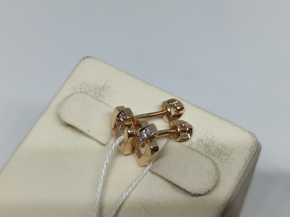 СЕРЬГИ ПУСЕТЫ (Au 585)