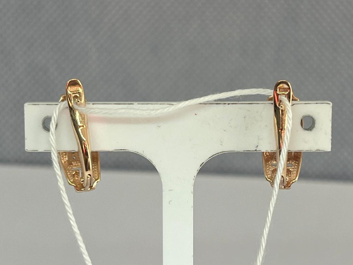 СКМИ585 СЕРЬГИ С КАМНЯМИ (Au 585)