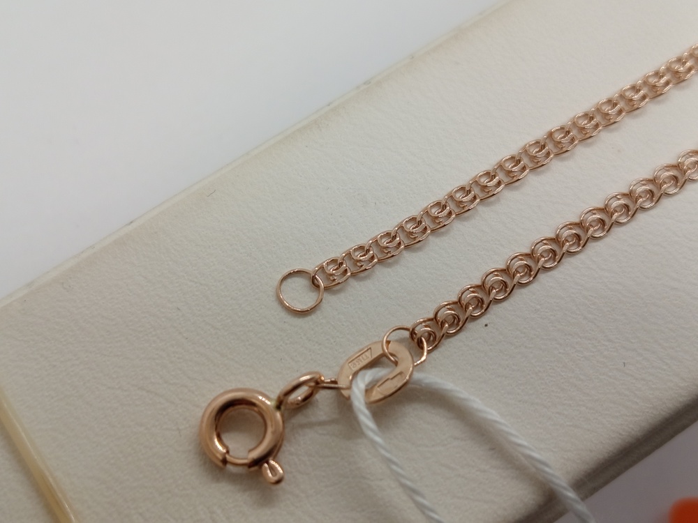 БРАСЛЕТ ПОЛНОВЕСНЫЙ Лав Au 585