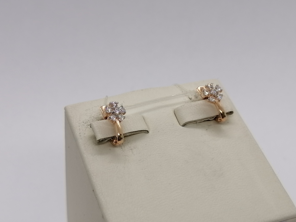 СЕРЬГИ С КАМНЯМИ (Au 585)