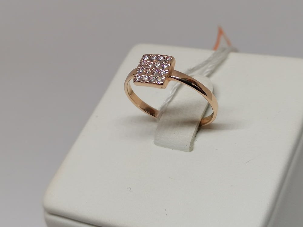 КОЛКМИ585 КОЛЬЦО С КАМНЯМИ (Au 585)