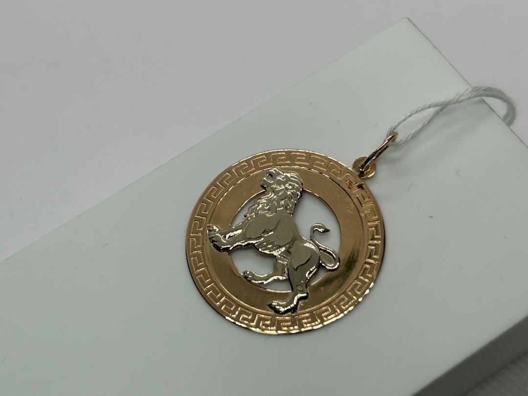 ПОДВЕСКА ЗНАК ЗОДИАКА ЛЕВ Au 585