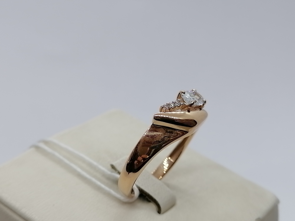 КОЛКМИ585 КОЛЬЦО С КАМНЯМИ (Au 585)