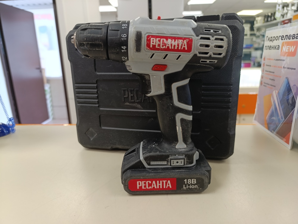 Шуруповерт Ресанта ДА-18-2ЛК