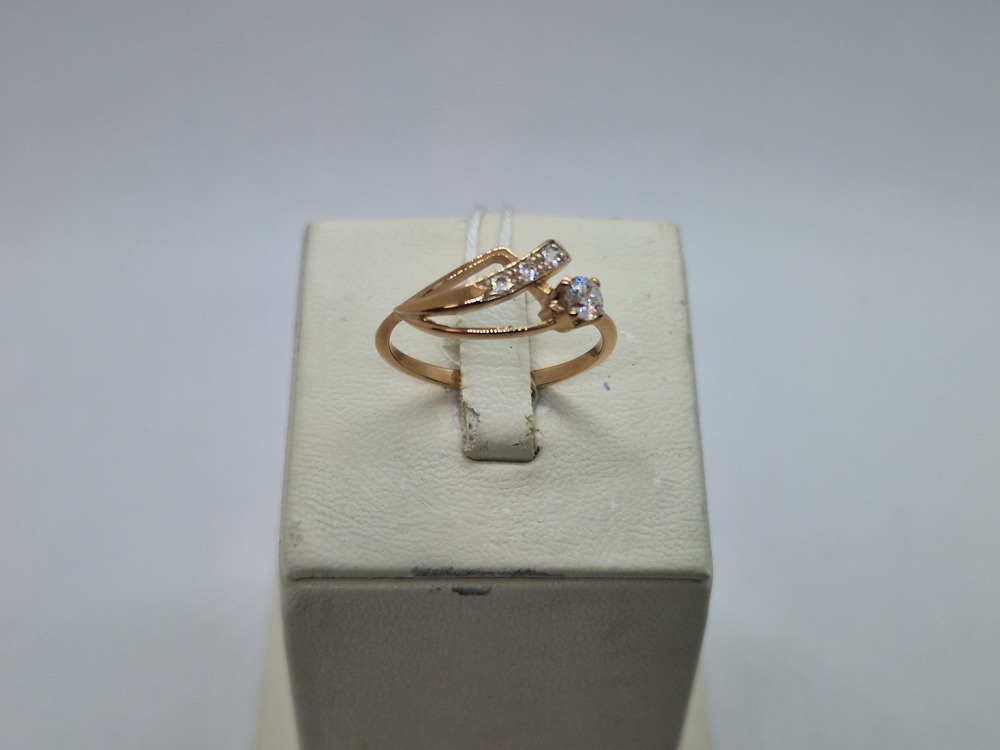 КОЛКМИ585 КОЛЬЦО С КАМНЯМИ (Au 585)