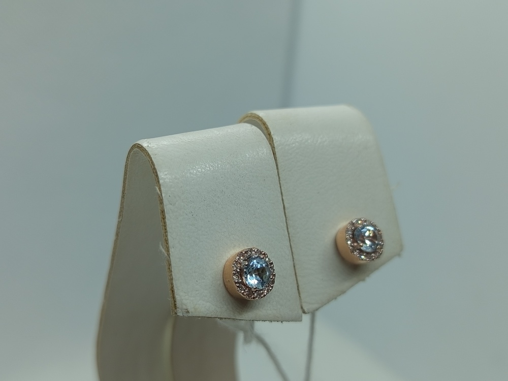 СПУС585 СЕРЬГИ ПУСЕТЫ (Au 585)