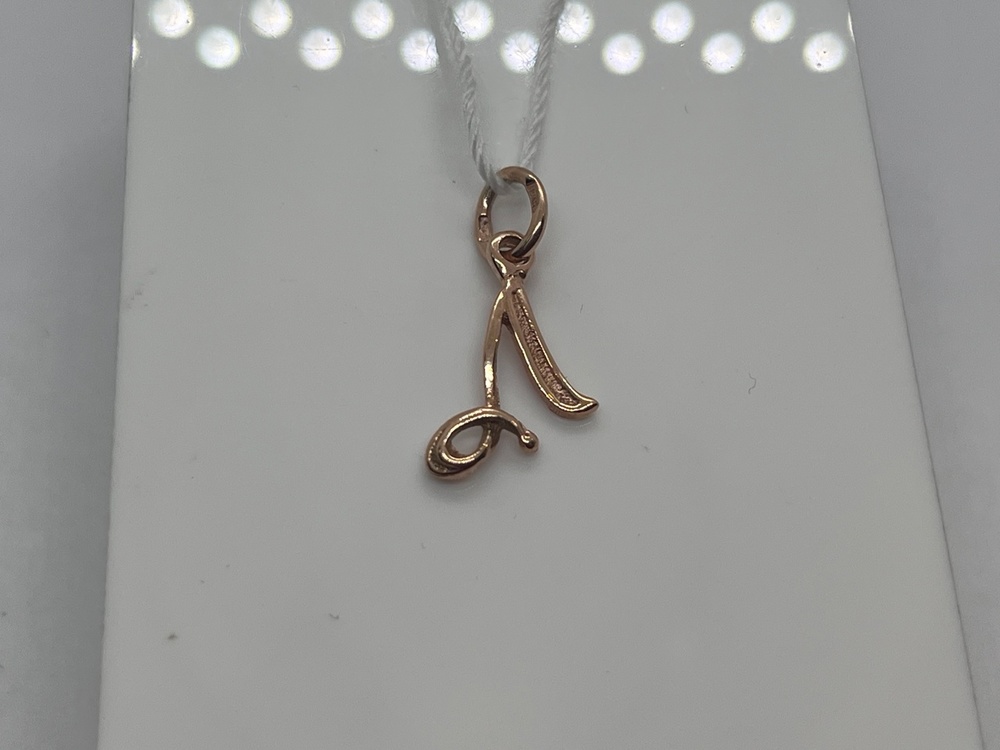 ПОДВЕСКА БУКВА Л Au 585