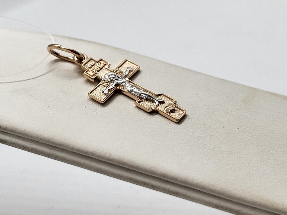 ПОДВЕСКА КРЕСТ без камня (Au 585)