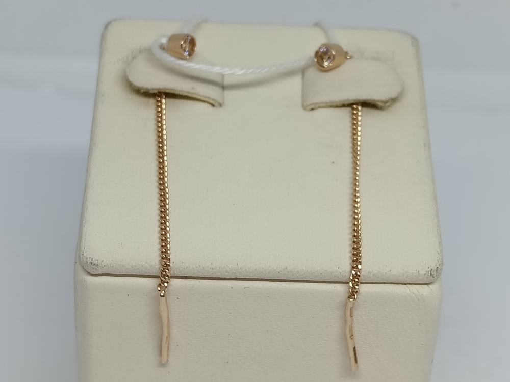 СПРО585 СЕРЬГИ ПРОДЕВКИ (Au 585)