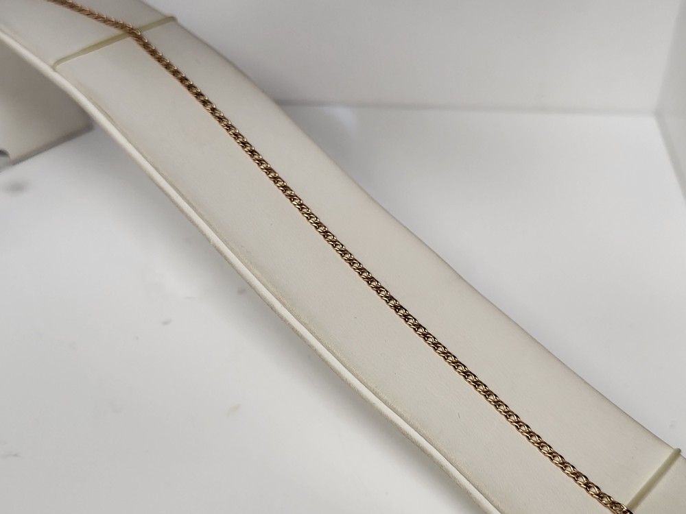 БРАСЛЕТ ПОЛНОВЕСНЫЙ Ромб двойной Au 585