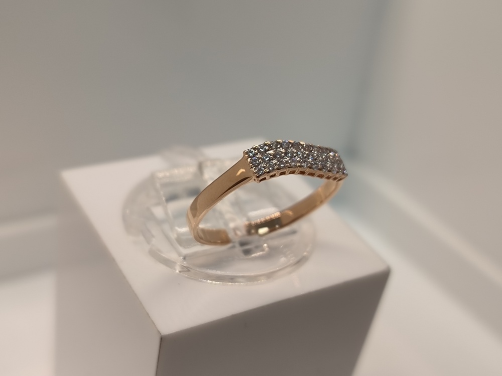 КОЛКМИ585 КОЛЬЦО С КАМНЯМИ (Au 585)